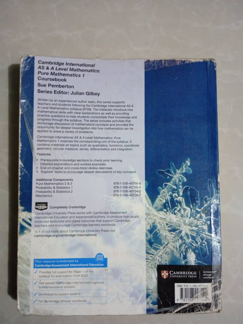 PURE MATHEMATICS 1 - As Level course book 1
