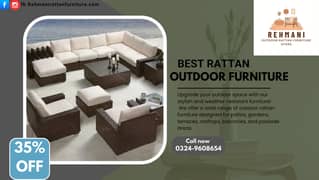 Garden Chair / Outdoor Garden Chair / Rattan Chair / Handwoven Rattan