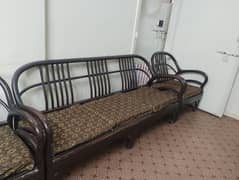 5 seater Wooden  Sofa Set  Urgent sale Contact 03009270225