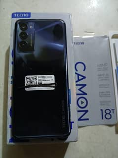 Tecno camon 18T 4+3GB Ram 128GB Rom Dual Sim pTa official approved