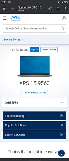 DELL XPS 15 9560 TOUCH SCREEN 4K SCREEN.