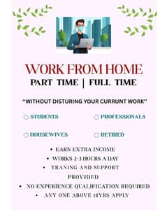 Available in Lahore and all over Pakistan – Online work