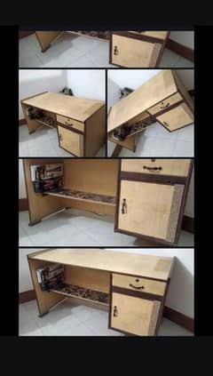 moving chair and wooden table