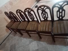Dining Table Chairs (6)