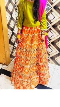 mendhi sharara