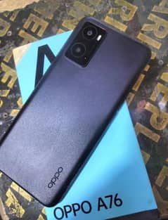 Oppo A76 With Box Charger Complete Saman Set Oky Hai 6+6/128