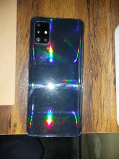 samsung a51 neat condition with box all working perfectly panel change