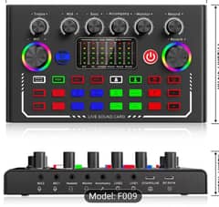 Brand New F009 live Sound card for sale in market competitive price