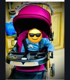 Kids pram kids slides urgent sale 03115514143