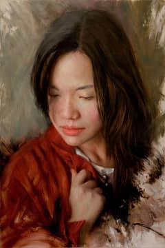 Draw your own portrait in oil painting, O3,3,3-5OO,45,8