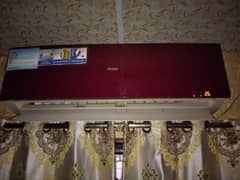 Haier 1.5 Ton Non-Inverter Split AC beautiful colour-Need Gas refill