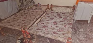 I am selling my almost 100 years Old solid wood 2 charpai