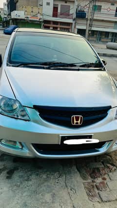 Honda City 2006 original black colour converted to silver Paper