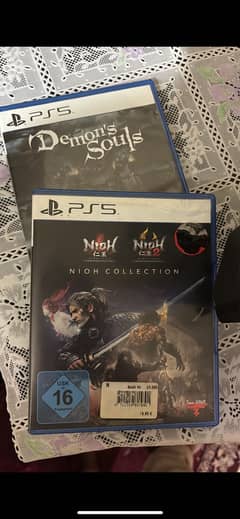DEMON SOULS REMAKE & NIOH COLLECTION PS5 GAME DISCS