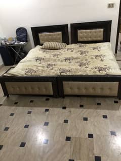 Two single beds