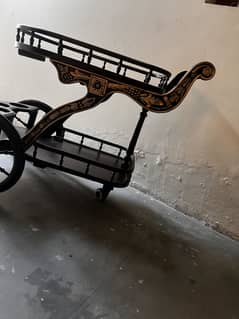 Affordable tea trolley like new little bit used and fresh condition