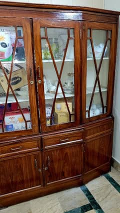 Showcase Old teak wood Premium Quality