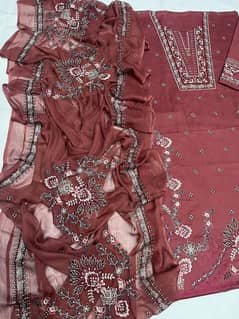 3 piece unstitched luxury clothes