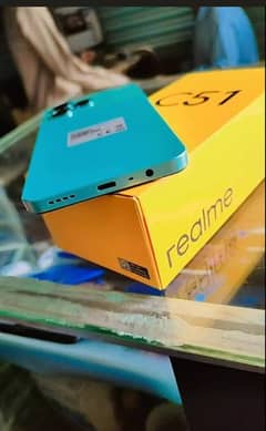 Realme C 51 all box complete Saman he