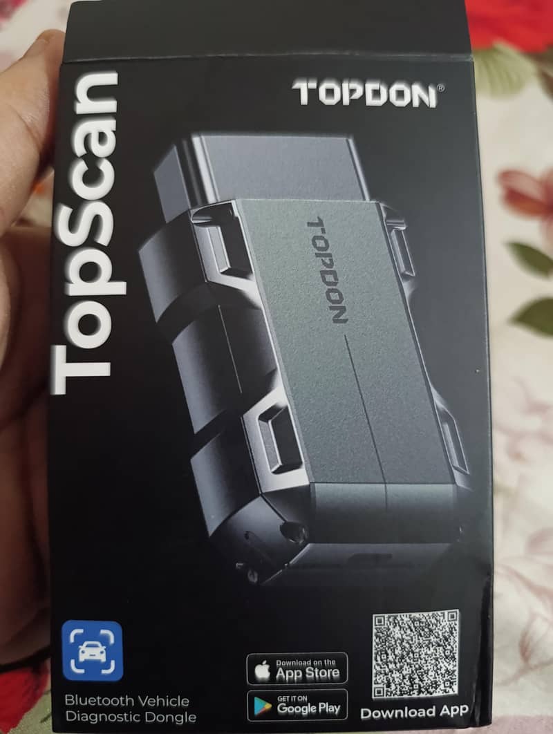 TOPSCAN original amarcian obd2scaner with orignal application 4