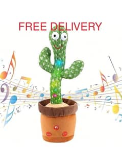 dancing cactus plush toy for kids