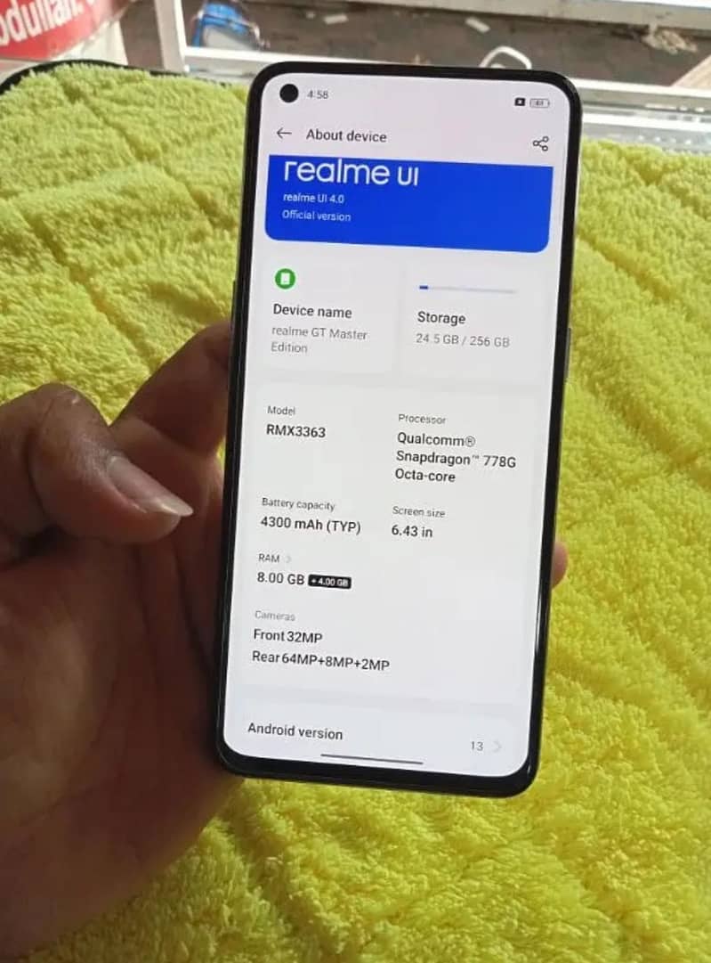 realme gt master edition 8+8/256 3