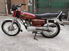 Golden number Honda 125 2021 model