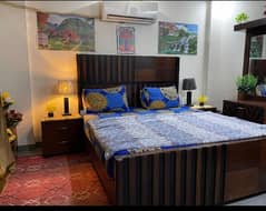 1 Bedroom VIP full furnishe flat for rent per day available in Bahia Town Lahore