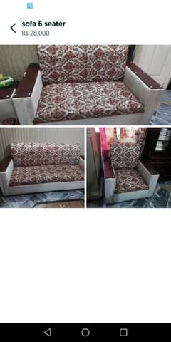 6seater sofa good condition