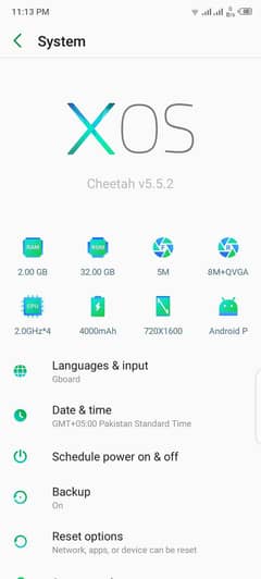 Exchange infinix Smart 4