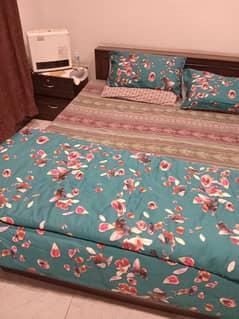 Bed set for sale with dressing and side tables and Ortho mattress
