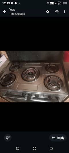 cooking range for sale