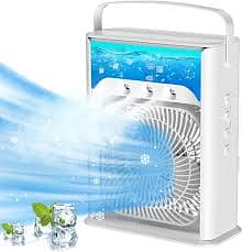 Mini Air Cooler with Night Light - 1 Pc Portable Cooling Solution
