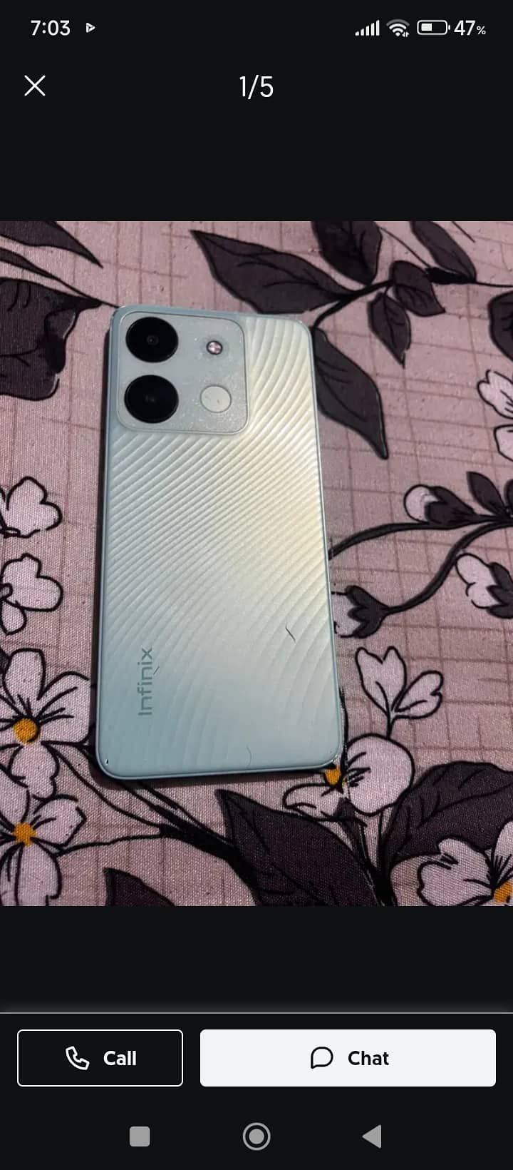 Infinix Smart 7 with box & charger 0