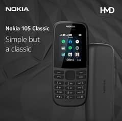Nokia Original 105 Classic Official PTA Approved One Year Warranty