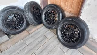 Rims with tyres
