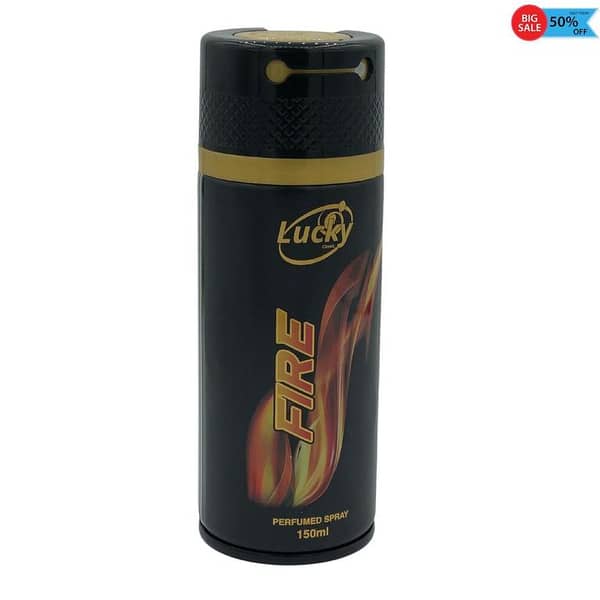 Lucky Inspire Axe Body Spray PERFUMED FIRE 150ml - High Quality Fragrance for Men and Women, Perfect for Daily Use and Gifting