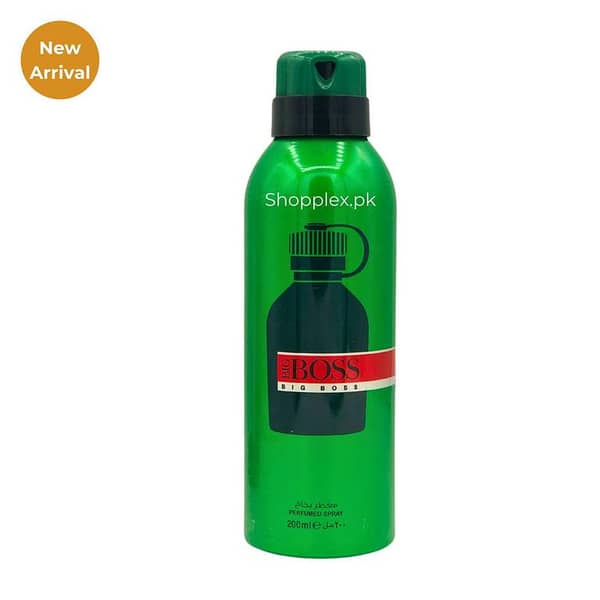 Body Spray Perfumed Spay Big Boss Green 200ml Big Bottle by Lucky Brand | Body Spray for Him and Her  Boys Girls Gifting for All Occassion Long Lasting Perfumed Bodyspray For Gym and Office Worker Executive Person Fresh Feel Scent fragrance for Unisex