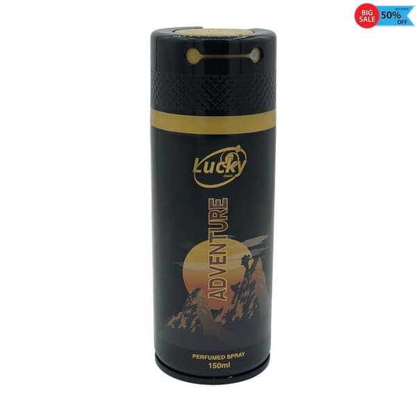 Adventure Lucky Body Spray for Men and Women, 150ml | Fragrant and Long-Lasting | Inspired by Axe