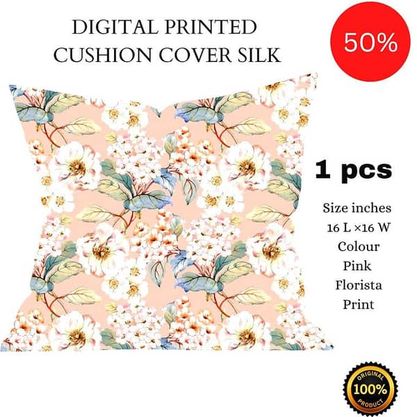 Super Soft Square Faux Throw Pillow Covers 16x16 Sofa Cushion Covers Pillow Case Decorative (Digital Design Print) - Bidoon Essma |Printed cushion cover|Decorative cushion cover|Digital print cushion cover|Affordable cushion cover|Comfortable cushion cove