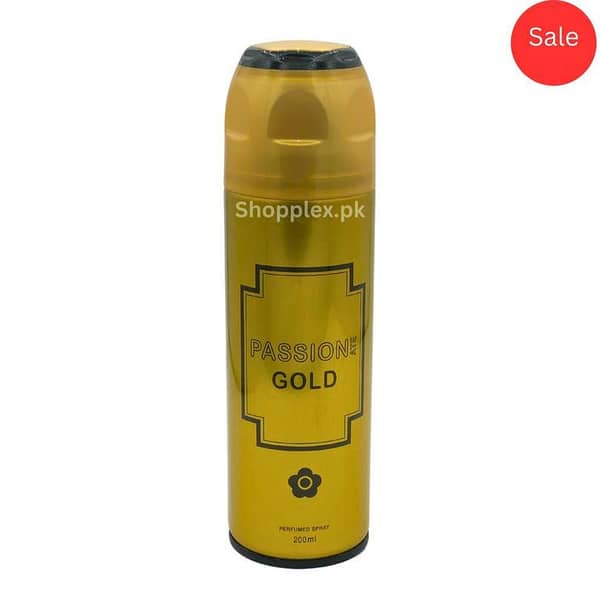 BODY SPRAY PASSIONATE GOLD FOR MEN 200ML HIGH IMPORTED QUALITY LONG LASTING FOR BODY SPRAY MEN AND MEN DEODORANTS PREMIUM QUALITY BEST FOR GIFT BOYS BODY SPRAY FOR YOUNG PERSON EXECUTIVE PROFESSIONAL QUALITY LONG LASTING BIG BOTTLE