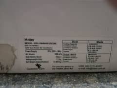 Haier inverter split AC used for sale used in home