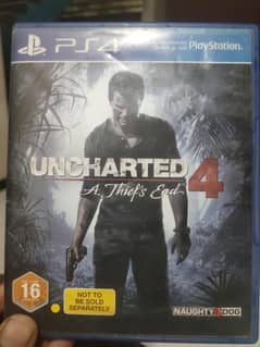 PS4 Uncharted 4 disk for sale disk can be exchanged for any other game