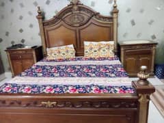 Wooden Bed Set