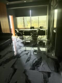 Blue Area Office 700 Square Feet Jinnah Avenue For Rent Fully Furnished
