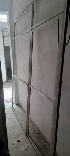 Solid iron Frame with Glass