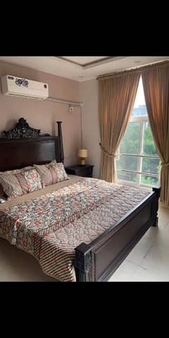 Daily basis 1bed ROM full furnished apartments safe and scour 100%coupe allow