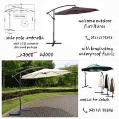 OUTDOOR GARDEN UMBRELLA IMPORTANT SAID POLE CENTRE POLE BRAND COMPAN