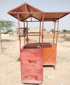 Burger shawarma counter chulha for sell