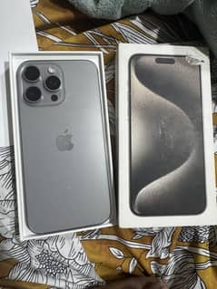 Iphone 15 pro max 256 gb natural titanium PTA Approved